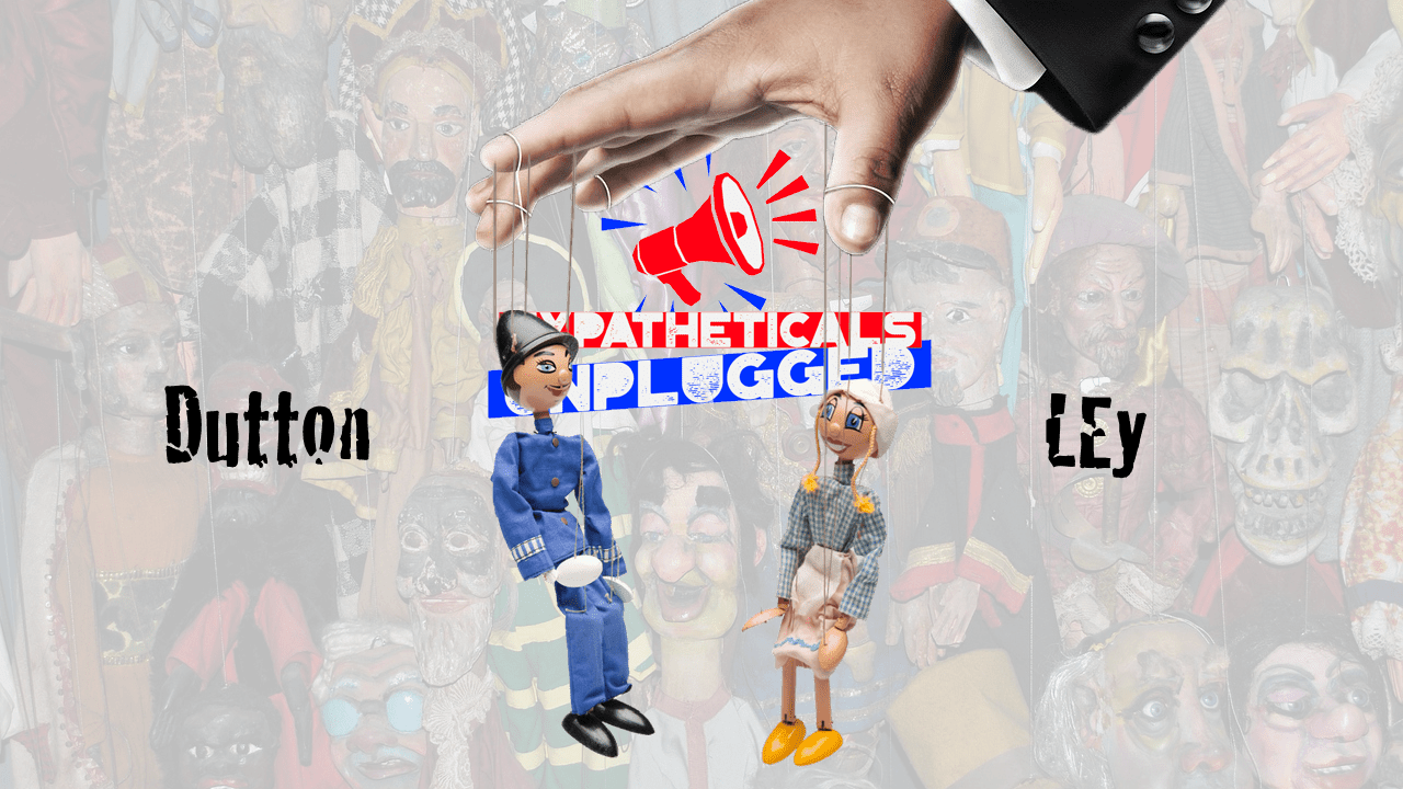 Dutton and ley puppets
